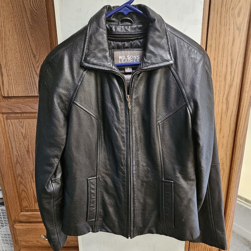 Wilson's Leather Jacket Small Black